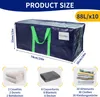 VOUNOT® 10 Stück Umzugstaschen Groß, Faltbare Produktbild-Vorschau 3