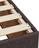 vidaXL Bettgestell ohne Matratze Dunkelbraun 140x190 cm Produktbild-Vorschau 7