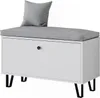 Lavice na boty Vicco Siri Bílá 80 x 46 cm, Model 51839 Náhled obrázku produktu 7