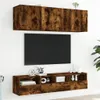 TV-Wandschrank Räuchereiche 40x30x30 cm Holzwerkstoff Produktbild-Vorschau 4