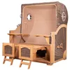 Strandkorb-Set - bene living - Ammersee Grande XL Teak - PE Produktbild-Vorschau 5