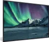 MuchoWow® MuchoWow® Gerahmtes Poster Nordlichter - Schnee - Produktbild-Vorschau 1