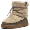 Botas de invierno para mujer Puma Snowbae Suede, forradas, Vista previa de la imagen del producto 4