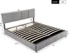 OKWISH Lit coffre 180x200 - Lit Double Capitonné avec Tête Voir les images du produit 4