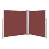 vidaXL Store latéral extensible brun 140 x 600 cm Voir les images du produit 1
