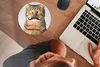 MuchoWow® Mauspad Mousepad Katze - Schnauzbart - Hipster Produktbild-Vorschau 3