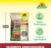 A bag of Neudorff UrgesteinsMehl with product information and marketing graphics. Produktbild-Vorschau