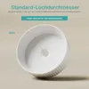 EMKE Aufsatzwaschbecken Keramik Rund 360mm Weiß Glänzend Produktbild-Vorschau 7