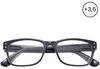 Modische Lesebrille mit Brillenetui, +3,5 dpt, schwarz: Produktbild-Vorschau 2