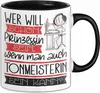 Tonmeisterin Tasse Geschenk Spruch Wer Will Schon Produktbild-Vorschau 1