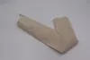 A beige fabric sleeve for a rolling pin lies on a light gray surface. Produktbild-Vorschau