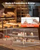 VEVOR Vitrína na pečivo, 2patrová, komerční vitrína na Náhled obrázku produktu 4