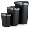 Rotho Twist Mülleimer Küche 3er-Set 10 L 25 L 50 L Deckel Produktbild-Vorschau 1