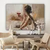 MuchoWow© Leinwand Bilder 120x80 cm - Design: Frau mit Produktbild-Vorschau 7