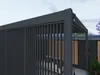 Vertikale Lamellenwand für Pergola | aus Aluminium | 3 Maße Produktbild-Vorschau 10