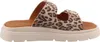 Tamaris donna muli in pelle marrone/leopardo Anteprima dell’immagine prodotto 2