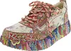 Laura Vita Damen Sneaker floral Leder mit Reißverschluss Produktbild-Vorschau 26