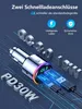 48W Bluetooth Adapter Auto – PD 30W & QC3.0 18W, Ganzmetall Produktbild-Vorschau 2