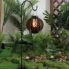 Solar lanterns "Flame" black, set of 2 Anteprima dell’immagine prodotto 2