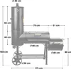 TAINO CHIEF 130 KG Smoker Kohle-Grill Grillkamin Produktbild-Vorschau 7