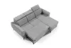 Minimalistische, Ecksofa mit Schlaffunktion und Bettkasten, Produktbild-Vorschau 4