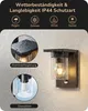 EDISHINE Wandlampe außen mit Bewegungsmelder, IP44 Produktbild-Vorschau 4