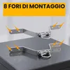 Extralink Supporto per palo antenna 150 mm, con staffe a U Anteprima dell’immagine prodotto 2