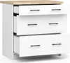 Küchenschrank mit Schubladen 80 cm VERMINA - weiß Produktbild-Vorschau 2