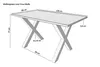 Esstisch 120x80cm Akazie massiv natur schweizer Kante Produktbild-Vorschau 3