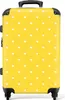 NoBoringSuitcases.com® Großer Koffer - Herzen - Gelb - Produktbild-Vorschau 1