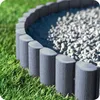 KRUMAD Rasenkante Kunststoff Holzoptik 10 Stück Set 2,8 Produktbild-Vorschau 9