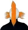 Horror Zirkus Clown Vollkopfmaske mit Haaren - Clownmaske Produktbild-Vorschau 2