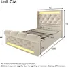 okwish Lit rembourré 90x200 pour jeunesse avec coffre et Voir les images du produit 4