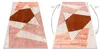 MIRO 52097.802 Waschteppich geometrisch Anti-Rutsch - rosa Produktbild-Vorschau 2