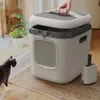 Rotho Katzentoilette WHITE XL grau Produktbild-Vorschau 8
