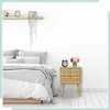 Comodino Relaxdays, set da 2, 2 cassetti, rattan, effetto Anteprima dell’immagine prodotto 3