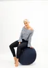 Sitzball Gymnastikball Sitting Ball zum aufpumpen Felt Produktbild-Vorschau 4