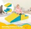 Schodisko a šmýkačka COSTWAY pre batoľatá, mäkká hracia Náhľad obrázku produktu 5