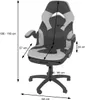 Bürostuhl HWC-K13, Drehstuhl Gamingstuhl, ergonomisch, Produktbild-Vorschau 6