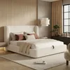 Flieks gestoffeerd bed 180x200 cm met opbergruimte, Productafbeelding-voorbeeld 2