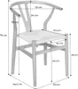 sweeek - 2er-Set Holzstühle mit Sitzfläche aus Produktbild-Vorschau 9