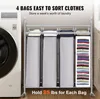 Chariot de tri du linge à 4 compartiments, panier à linge Voir les images du produit 4