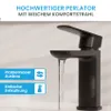 Badarmatur Mizarela - schwarz matt | Standard Badarmatur im Produktbild-Vorschau 2