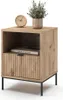 Table de nuit Vicco Eliza Chêne Viking 40x55cm avec 1 Voir les images du produit 5