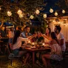 2x  Solar Lichterkette 5m - 20 LED Kristallkugel, warmweiß, Produktbild-Vorschau 3