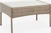 sweeek - Gartenset aus Polyrattan, 4 Plätze Moltès - Natur Produktbild-Vorschau 4