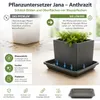 Podstawka pod doniczkę Jana antracyt 49 x 49 cm - Podgląd zdjęcia produktu 5