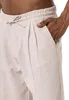 Red Bridge Herren Leinen Hose weite Freizeithose Ecru S Produktbild-Vorschau 5