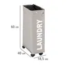 A laundry basket with dimensions shown. Anteprima dell’immagine prodotto