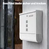 Wiltec Briefkasten mit Zeitungsrolle, weiß, 305 x 95 x 335 Produktbild-Vorschau 5